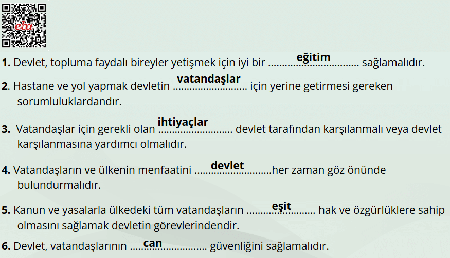 Devletin Vatandaşlara Karşı Sorumlulukları Devletin Vatandaşlara Karşı Sorumlulukları