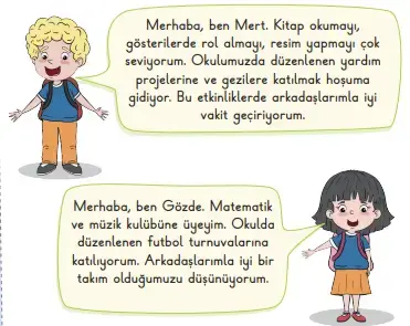 2. Sınıf Hayat Bilgisi Ders Kitabı Sayfa 22 Cevapları