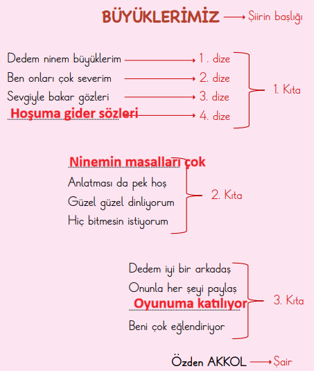 2. Sınıf Türkçe Ders Kitabı Sayfa 31 Cevapları