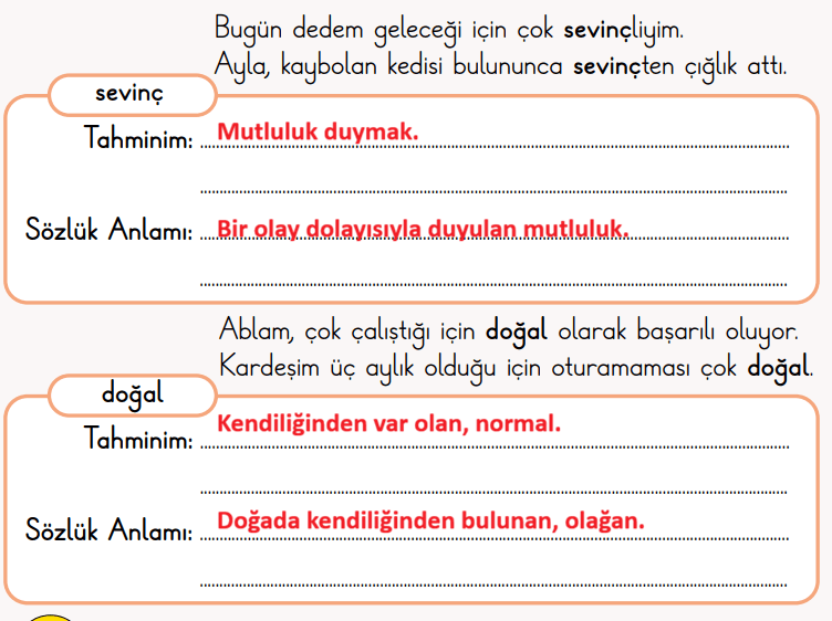 2. Sınıf Türkçe Ders Kitabı Sayfa 37 Cevapları