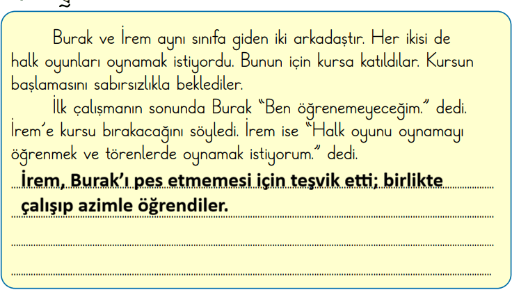 2. Sınıf Türkçe Ders Kitabı Sayfa 53 Cevapları 2. Sınıf Türkçe Ders Kitabı Sayfa 53 Cevapları