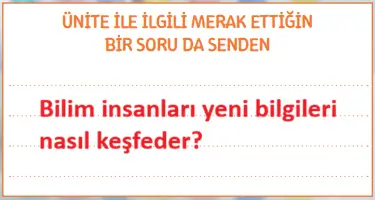 3. Sınıf Fen Bilimleri Ders Kitabı Sayfa 15 Cevapları 3. Sınıf Fen Bilimleri Ders Kitabı Sayfa 15 Cevapları