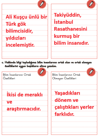 3. Sınıf Fen Bilimleri Ders Kitabı Sayfa 36 Cevapları 3. Sınıf Fen Bilimleri Ders Kitabı Sayfa 36 Cevapları