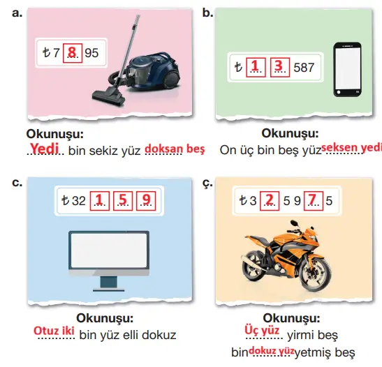 4. Sınıf Matematik Ders Kitabı Sayfa 18 Cevapları 4. Sınıf Matematik Ders Kitabı Sayfa 18 Cevapları