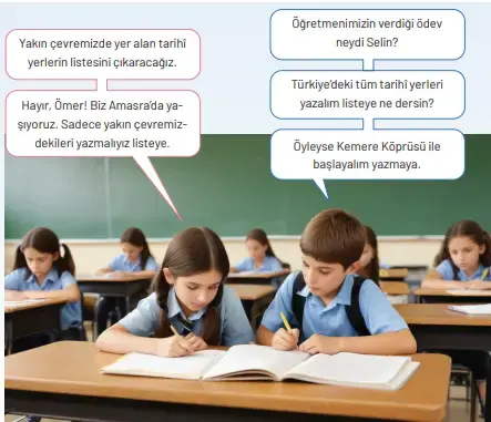 4. Sınıf Sosyal Bilgiler Ders Kitabı Sayfa 42-43-44-45-46-47 Cevapları