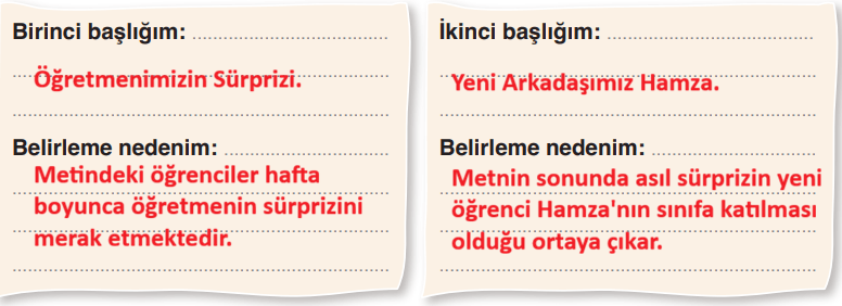 4. Sınıf Türkçe Ders Kitabı Sayfa 22 Cevapları