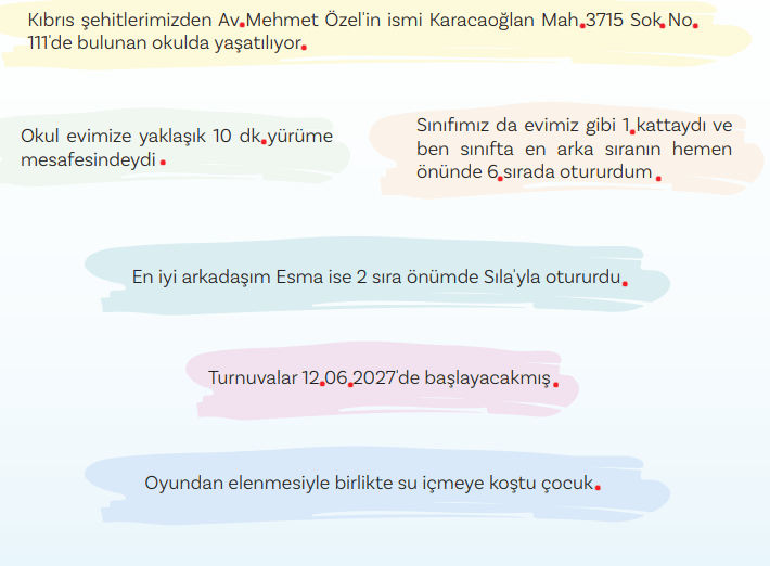 5. Sınıf Türkçe Ders Kitabı Sayfa 31 Cevapları