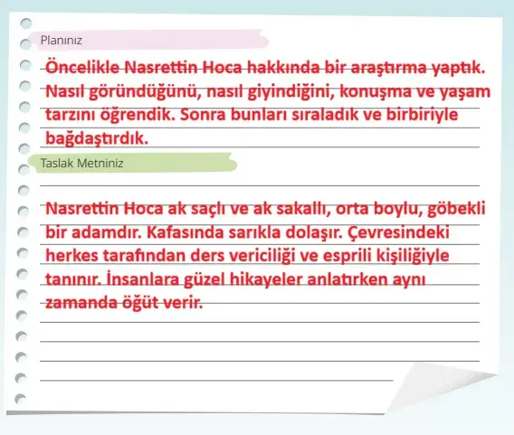5. Sınıf Türkçe Ders Kitabı Sayfa 51-52-53-54-55-56-57. Cevapları 1. Kitap