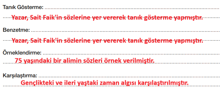 7. Sınıf Türkçe Ders Kitabı Sayfa 32 Cevapları