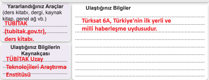 7. Sınıf Fen Bilimleri Ders Kitabı Sayfa 17 Cevapları 7. Sınıf Fen Bilimleri Ders Kitabı Sayfa 17 Cevapları