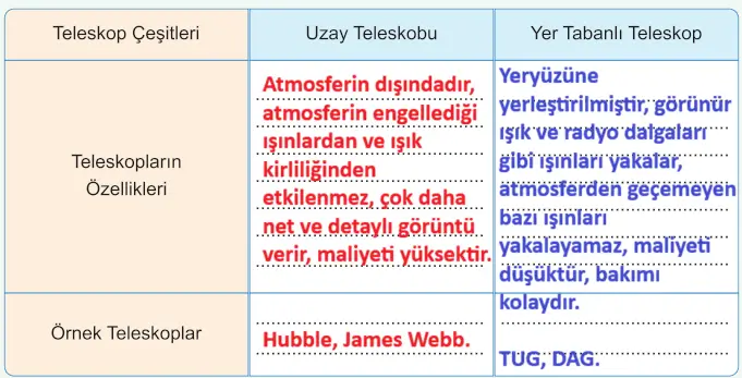 7. Sınıf Fen Bilimleri Ders Kitabı Sayfa 24 Cevapları 1. Kitap