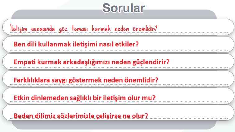 7. Sınıf Sosyal Bilgiler Ders Kitabı Sayfa 16 Cevapları