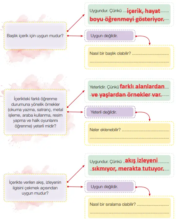 7. Sınıf Türkçe Ders Kitabı Sayfa 23 Cevapları 7. Sınıf Türkçe Ders Kitabı Sayfa 23 Cevapları