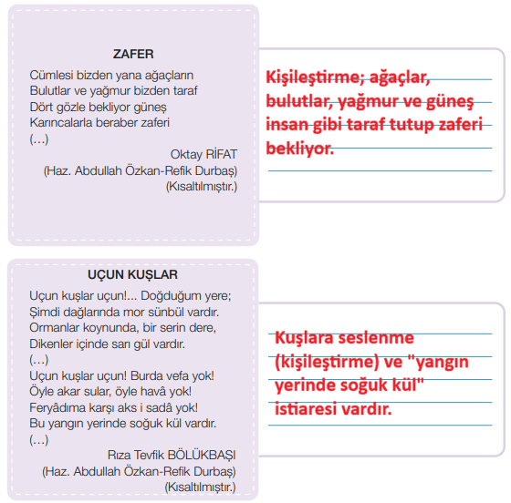 7. Sınıf Türkçe Ders Kitabı Sayfa 47-48-49-50 Cevapları 1. Kitap