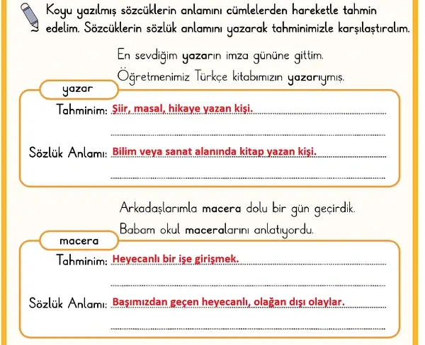 2. Sınıf Türkçe Ders Kitabı Sayfa 144 Cevapları 1. Kitap 2. Sınıf Türkçe Ders Kitabı Sayfa 144 Cevapları 1. Kitap