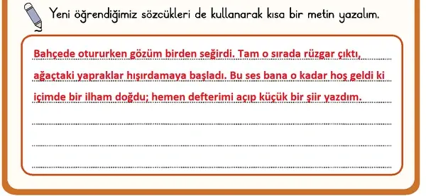2. Sınıf Türkçe Ders Kitabı Sayfa 168 Cevapları 1. Kitap 2. Sınıf Türkçe Ders Kitabı Sayfa 168 Cevapları 1. Kitap