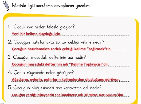 2. Sınıf Türkçe Ders Kitabı Sayfa 168 Cevapları 1. Kitap 2. Sınıf Türkçe Ders Kitabı Sayfa 168 Cevapları 1. Kitap