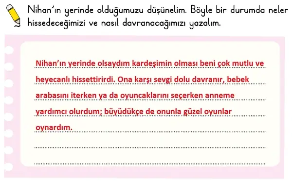 2. Sınıf Türkçe Ders Kitabı Sayfa 38 Cevapları 1. Kitap