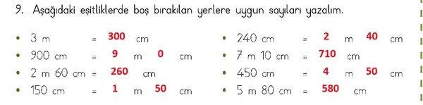 3. Sınıf Matematik Ders Kitabı Sayfa 155 Cevapları 3. Sınıf Matematik Ders Kitabı Sayfa 155 Cevapları