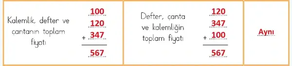 3. Sınıf Matematik Ders Kitabı Sayfa 186 Cevapları