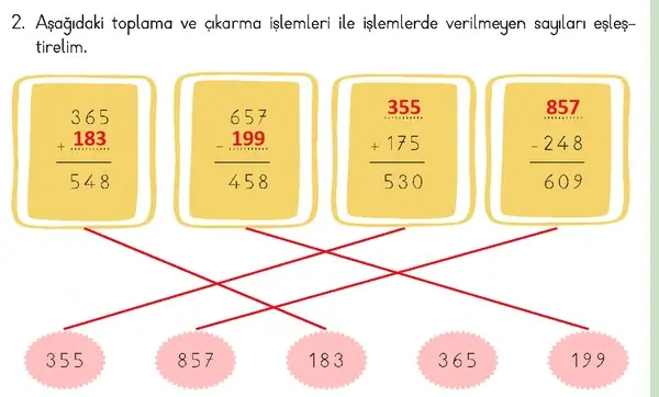 3. Sınıf Matematik Ders Kitabı Sayfa 190 Cevapları 3. Sınıf Matematik Ders Kitabı Sayfa 190 Cevapları