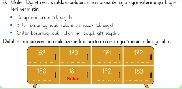 3. Sınıf Matematik Ders Kitabı Sayfa 62 Cevapları Birinci Kitap 3. Sınıf Matematik Ders Kitabı Sayfa 62 Cevapları Birinci Kitap