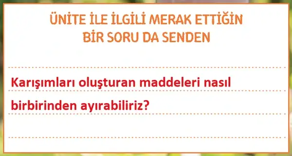 3. Sınıf Fen Bilimleri Ders Kitabı Sayfa 105-106-107 Cevapları 1. Kitap