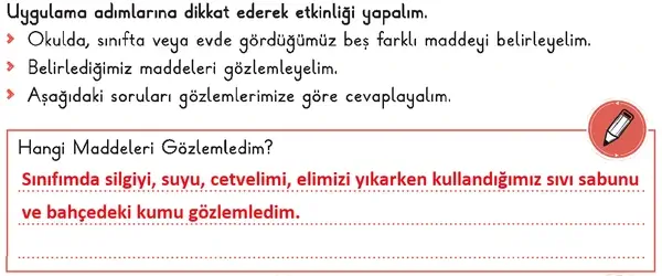 3. Sınıf Fen Bilimleri Ders Kitabı Sayfa 109 Cevapları 1. Kitap 3. Sınıf Fen Bilimleri Ders Kitabı Sayfa 109 Cevapları 1. Kitap