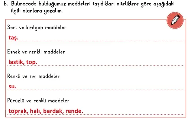 3. Sınıf Fen Bilimleri Ders Kitabı Sayfa 136 Cevapları 1. Kitap 3. Sınıf Fen Bilimleri Ders Kitabı Sayfa 136 Cevapları 1. Kitap