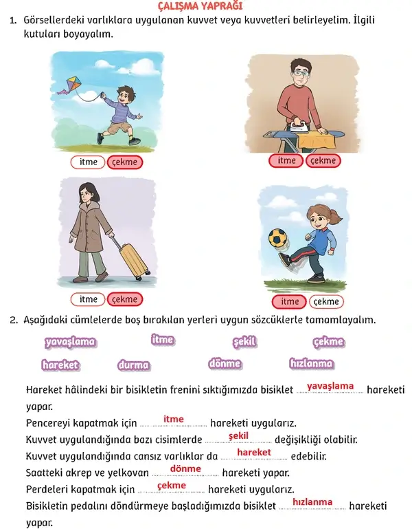 3. Sınıf Fen Bilimleri Ders Kitabı Sayfa 133 Cevapları 2. Kitap 3. Sınıf Fen Bilimleri Ders Kitabı Sayfa 133 Cevapları 2. Kitap