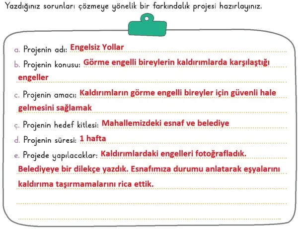 3. Sınıf Hayat Bilgisi Ders Kitabı Sayfa 101 Cevapları 1. Kitap 3. Sınıf Hayat Bilgisi Ders Kitabı Sayfa 101 Cevapları 1. Kitap