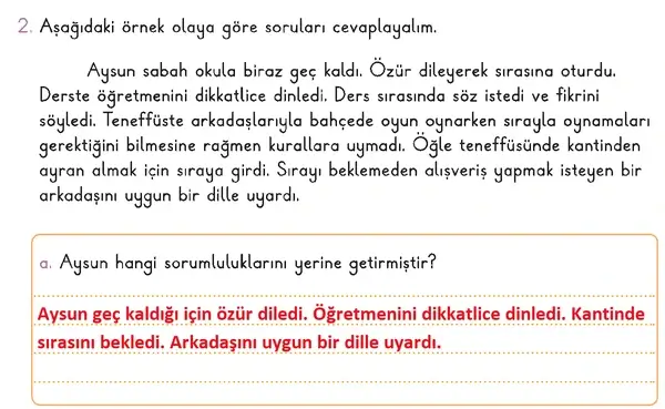 3. Sınıf Hayat Bilgisi Ders Kitabı Sayfa 40 Cevapları 1. Kitap 3. Sınıf Hayat Bilgisi Ders Kitabı Sayfa 40 Cevapları 1. Kitap