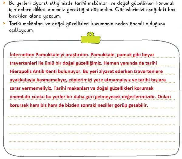 3. Sınıf Hayat Bilgisi Ders Kitabı Sayfa 16-17-18-19 Cevapları 2. Kitap