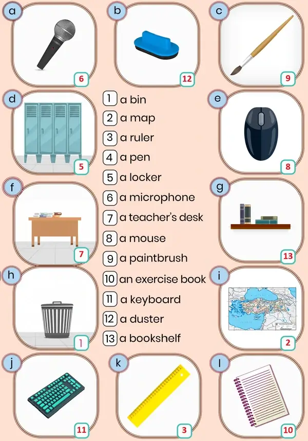 3. Sınıf İngilizce Ders Kitabı Sayfa 42 Cevapları