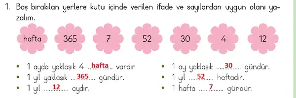 3. Sınıf Matematik Ders Kitabı Sayfa 123 Cevapları 3. Sınıf Matematik Ders Kitabı Sayfa 123 Cevapları