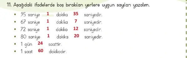 3. Sınıf Matematik Ders Kitabı Sayfa 156 Cevapları 3. Sınıf Matematik Ders Kitabı Sayfa 156 Cevapları