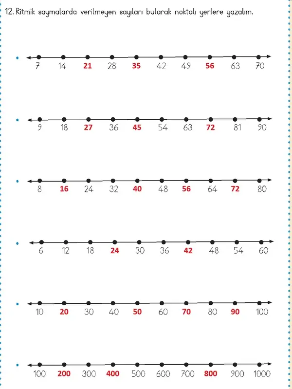 3. Sınıf Matematik Ders Kitabı Sayfa 52 Cevapları