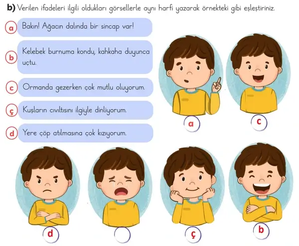 3. Sınıf Türkçe Ders Kitabı Sayfa 105 Cevapları 1. Kitap