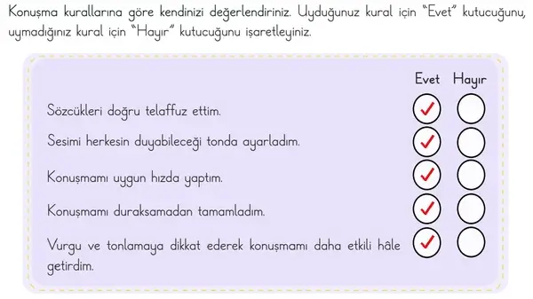 3. Sınıf Türkçe Ders Kitabı Sayfa 125 Cevapları 1. Kitap