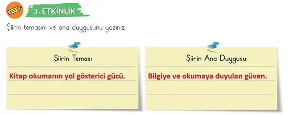 3. Sınıf Türkçe Ders Kitabı Sayfa 164 Cevapları 1. Kitap 3. Sınıf Türkçe Ders Kitabı Sayfa 164 Cevapları 1. Kitap