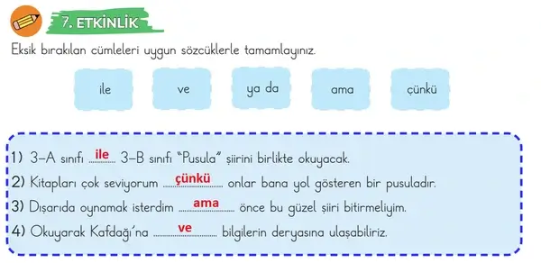 3. Sınıf Türkçe Ders Kitabı Sayfa 166 Cevapları 1. Kitap 3. Sınıf Türkçe Ders Kitabı Sayfa 166 Cevapları 1. Kitap