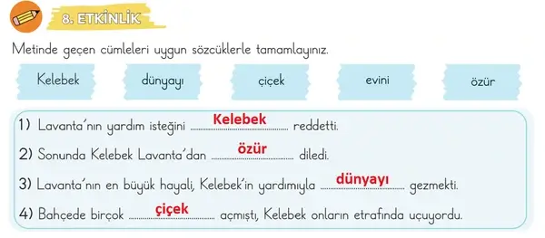 3. Sınıf Türkçe Ders Kitabı Sayfa 24 Cevapları 1. Kitap 3. Sınıf Türkçe Ders Kitabı Sayfa 24 Cevapları 1. Kitap