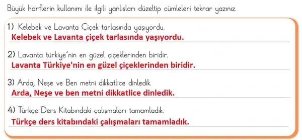 3. Sınıf Türkçe Ders Kitabı Sayfa 26 Cevapları 1. Kitap 3. Sınıf Türkçe Ders Kitabı Sayfa 26 Cevapları 1. Kitap