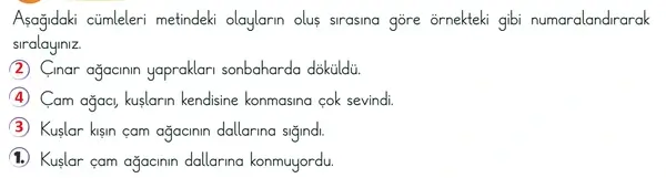 3. Sınıf Türkçe Ders Kitabı Sayfa 49 Cevapları 1. Kitap 3. Sınıf Türkçe Ders Kitabı Sayfa 49 Cevapları 1. Kitap