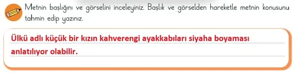 3. Sınıf Türkçe Ders Kitabı Sayfa 60-61-62-63-64 Cevapları 1. Kitap