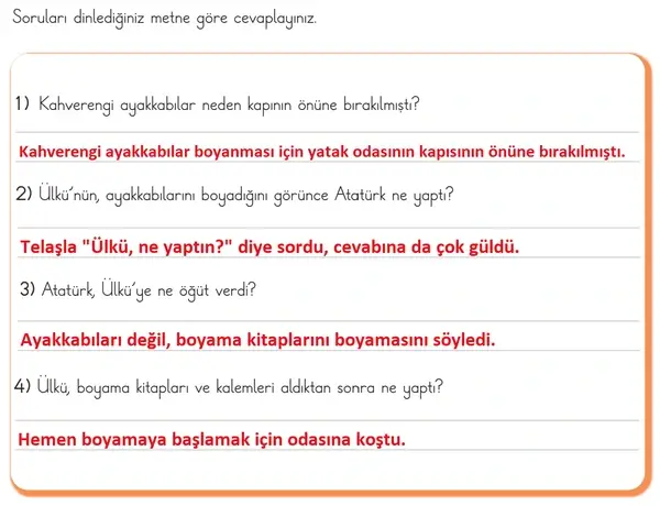 3. Sınıf Türkçe Ders Kitabı Sayfa 61 Cevapları 1. Kitap 3. Sınıf Türkçe Ders Kitabı Sayfa 61 Cevapları 1. Kitap