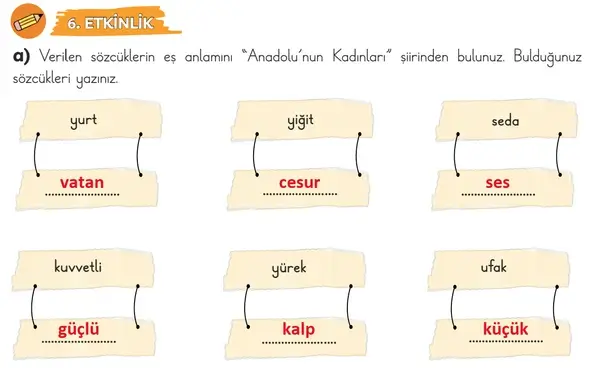 3. Sınıf Türkçe Ders Kitabı Sayfa 76 Cevapları 1. Kitap 3. Sınıf Türkçe Ders Kitabı Sayfa 76 Cevapları 1. Kitap