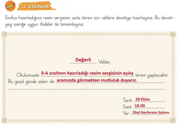 3. Sınıf Türkçe Ders Kitabı Sayfa 86 Cevapları 1. Kitap 3. Sınıf Türkçe Ders Kitabı Sayfa 86 Cevapları 1. Kitap