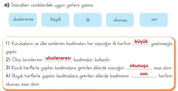3. Sınıf Türkçe Ders Kitabı Sayfa 94 Cevapları 1. Kitap 3. Sınıf Türkçe Ders Kitabı Sayfa 94 Cevapları 1. Kitap