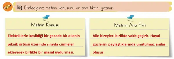 3. Sınıf Türkçe Ders Kitabı Sayfa 14-15-16-17 Cevapları 2. Kitap